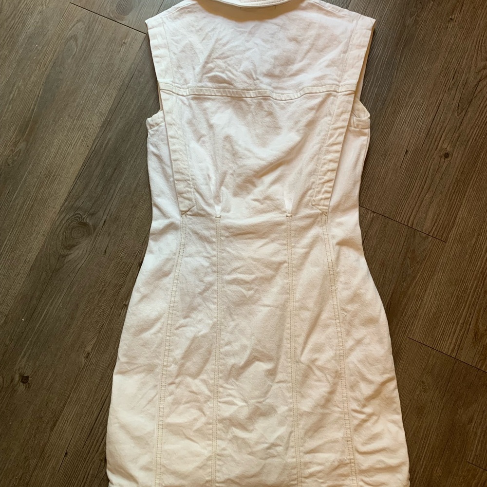 A&F Cream Button-Up Dress - Picture 9 of 10